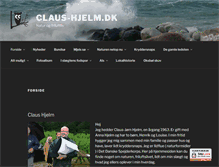 Tablet Screenshot of claus-hjelm.dk